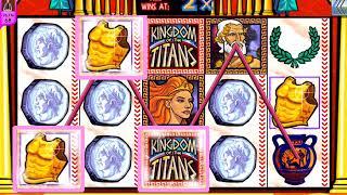 KINGDOM OF THE TITANS Video Slot Casino Game with a FREE SPIN BONUS