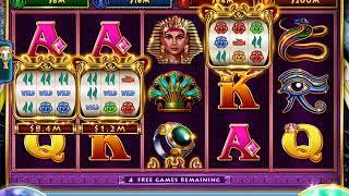 GOLDEN PHARAOH Video Slot Casino Game with an "EPIC WIN" FREE SPIN BONUS