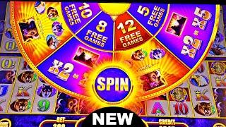 THE HUGE NEW ARISTOCRAT LEGENDS!! * 50 LIONS BUFFALO TIMBERWOLF!! -New Las Vegas Casino Slot Machine