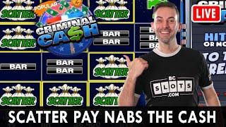 MASSIVE Scatter Pay on CRIMINAL CASH with PlayFunzPoints  ⋆ Slots ⋆ BCSlots #ad