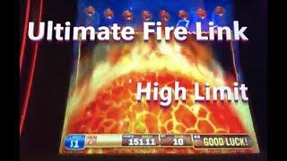 HIGH LIMIT ULTIMATE FIRE LINK SLOT MACHINE BONUS WINS