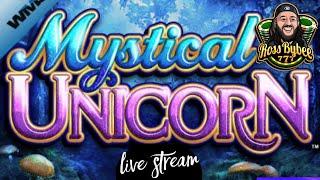 LIVE!  Late Night Mystical Unicorn Jackpots Slot Machine