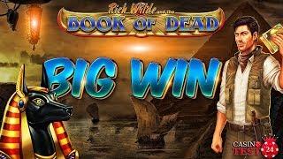 BIG WIN ON BOOK OF DEAD SLOT (PLAY'N GO) - 5€ BET!