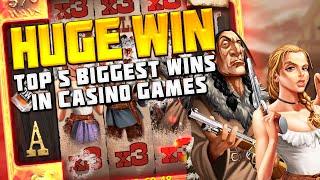 TOP 5 BIGGEST WINS IN CASINO GAMES | THE HIGHLIGHTS IN THE CASINO #1