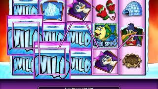 WADDLING TUXEDOS Video Slot Game with a WADDLING TUXEDO FREE SPIN BONUS