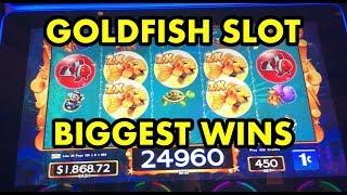 Biggest Goldfish Deluxe Slot Machine wins.