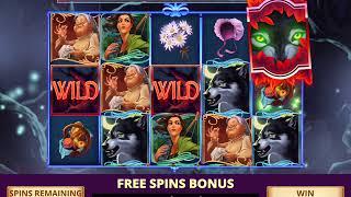 BIG BAD & LITTLE RED Video Slot Casino Game with a BIG BAD FREE SPIN  BONUS