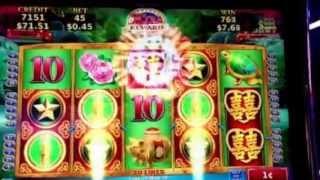 Dragon's Law Slot Machine Line Hit The D Casino Fremont St Las Vegas