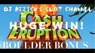 Cash Eruption Sot Machine BONUS! ~ Boulder Bonus!! ~ HUGE WIN! ~ PICKING BONUS! ~ CHECK IT OUT! • DJ