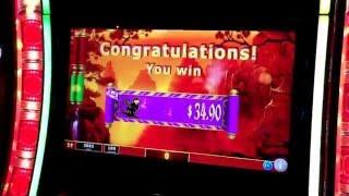 Dragon's Temple Slot Machine 3D Line Hit & Zodiac Progressive Spin Bonus New York Casino Las Vegas