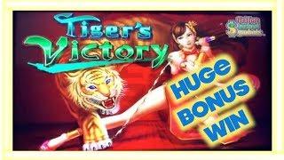 Huge Bonus Win on Tiger's Victory ! Konami Pays Out !