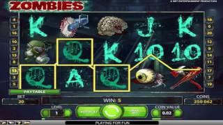 Free Zombies Slot by NetEnt Video Preview | HEX