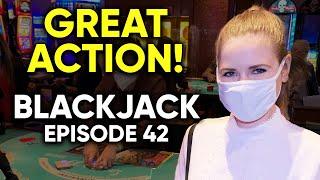 BLACKJACK Plenty Of Action Hands! $1500 Buy in Episode 42!