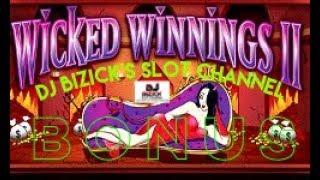 ~~*** FREE SPIN BONUS ***~~ Wicked Winnings 2 Slot Machine ~ WHERE ARE THE LADIES?? • DJ BIZICK'S SL