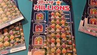 Merry Millions......and Bonus Scratchcard....in our... One Card Wonder Game..•