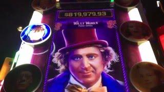 Willy Wonka Slot Machine free spins with lots of retriggers