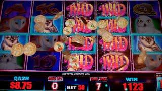 Night Hunters Slot Machine Bonus - 7 Free Games Win with Sticky Wild Stacks