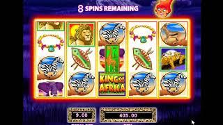 King of Africa slots - 837 win!