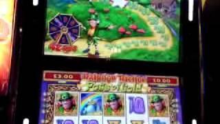 4 Lep Feature On Rainbow Riches Pots Of Gold £500 B3 Fruit Machine