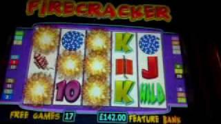 Firecracker Fruit Machine - 5 Bomb Feature!! £500 Jackpot B3