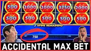 We ACCIDENTALLY pushed MAX BET and WON the BONUS! Ultimate Fire Link Power 4 ⋆ Slots ⋆
