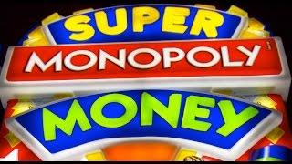 Super Monopoly Money Slot Machine Bonus-BIG WIN! MAX BET!