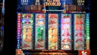 Aztec Kingdom slot machine bonus win at Parx Casino