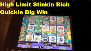 High Limit Stinkin Rich Free Game Bonus 10 Bucks per Spin