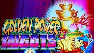Golden Power Ingots Slot - DRAMATIC RETRIGGER BONUS!
