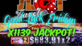 ☆☆ Jackpot HandPay #5 ☆☆ Good Luck Fridays - Titan 360 - x1139 Major Jackpot!