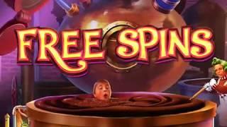 WILLY WONKA: THE FUDGE ROOM Video Slot Casino Game with a "BIG WIN" FREE SPIN BONUS
