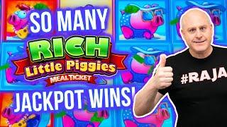 So Many Rich Little Piggies Jackpot Wins! ⋆ Slots ⋆ Max Bet Hog Wild Slots!