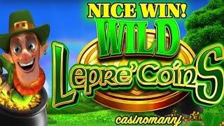 WILD Lepre'Coins Slot - *NICE WIN* - Slot Machine Bonus