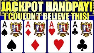 ⋆ Slots ⋆JACKPOT HANDPAY!⋆ Slots ⋆ I COULDN'T BELIEVE THIS! 1ST JACKPOT WIN ON VIDEO POKER! DREAM CARD (IGT)