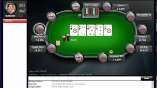 PokerSchoolOnline Live Training Video:"SCOOP Event 17 NL Shootout" (12/05/2012) HoRRoR77
