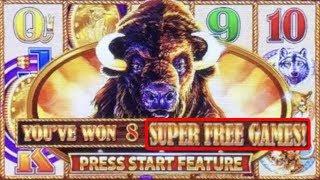 BIG WIN WITH A BUFFALO BUFFET *** TOWERS, WHEELS, COINS AND RETRIGGERS !!!!!