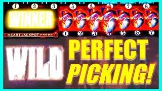 • PERFECT PICKING • MAX BET Jackpot Progressives WON! Slot Machine Big Wins!