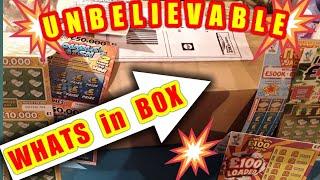 •WOW!•What a Scratchcard game•£27 worth•and •WHATS IN THE BOX•You wont believe  your EYES•