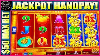 Red Fortune High Limit Slot Machine $50 Max Bet Jackpot Handpay