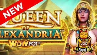 Queen of Alexandria Wowpot Slot - Neon Valley Studios - Online Slots & Big Wins