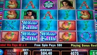 White Orchid Slot Machine Bonus + Retriggers - 30 Free Games with 1024 Winning Ways - Nice Win