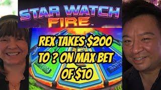 REX TAKES $200 TO ? on KONAMI STAR WATCH FIRE