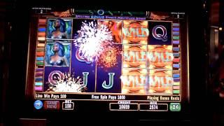 Sirens Bonus Win at Sands Casino on slot machine