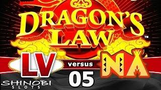 Las Vegas vs Native American Casinos Episode 5: Dragon's Law Slot Machine + Bonus, Nice Win