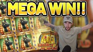 MEGA WIN! LEGACY OF DEAD BIG WIN - Casino Slot from Casinodaddys live stream