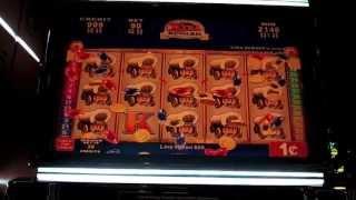 Konami - Rawhide Bonus Ladies Slot Machine Bonus