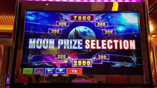 Howling Wolf Slot  Machine Bonus Win $3 Max Bet