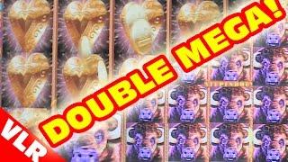 Heart of Gold & Buffalo Stampede - DOUBLE MEGA BIG WIN - Slot Machine Videos