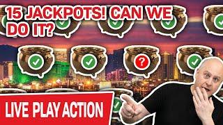 ⋆ Slots ⋆ Las Vegas LIVE Slots Continue ⋆ Slots ⋆ GOAL: 15 More Jackpots - Can We Do It?