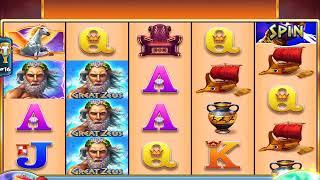 GREAT ZEUS Video Slot Casino Game with a 